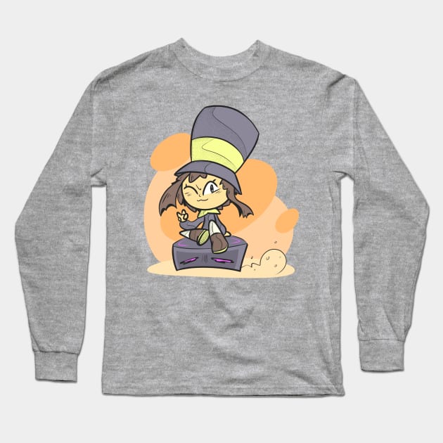 Roomba Rider Long Sleeve T-Shirt by Peables